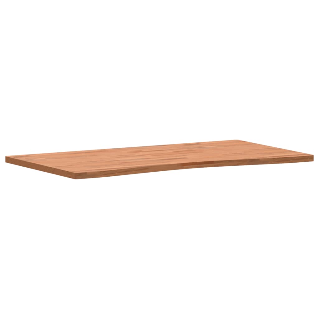 vidaXL Blat de birou, 110x(55-60)x2,5 cm, lemn masiv de fag vidaXL Blat de birou, 110x(55-60)x2,5 cm, lemn masiv de fag