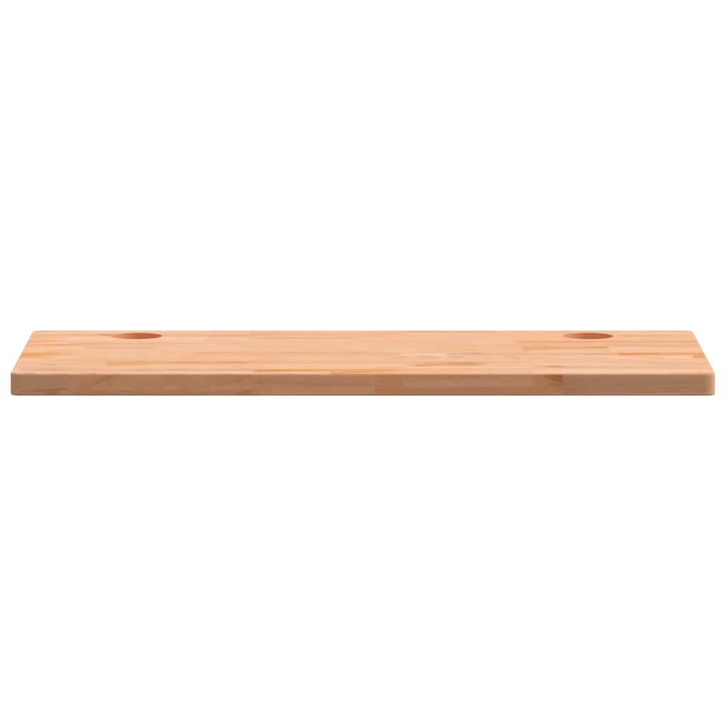 vidaXL Blat de birou, 80x40x2,5 cm, lemn masiv de fag