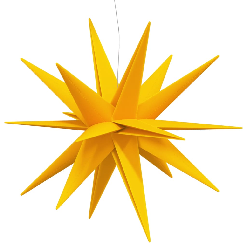 vidaXL Lumină de Crăciun cu LED, galben, 100 cm, pliabil vidaXL Lumină de Crăciun cu LED, galben, 100 cm, pliabil