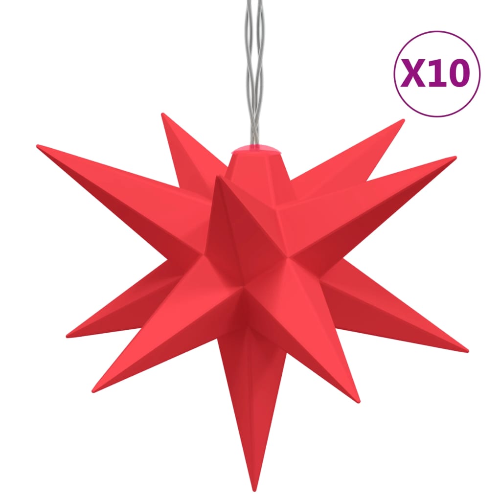 vidaXL Lumină de Crăciun 10 LED-uri roșu 10 cm