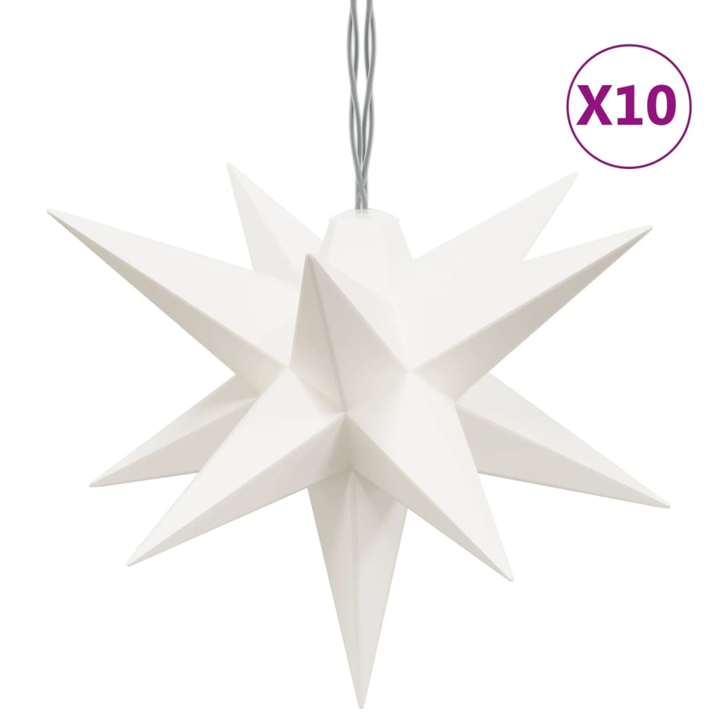 vidaXL Lumină de Crăciun 10 LED-uri alb 10 cm