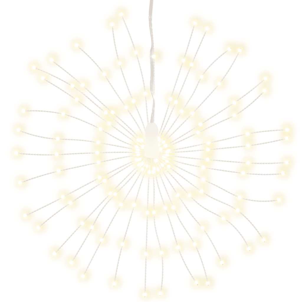 vidaXL Lumină stelară de Crăciun 140 LED-uri alb cald 17 cm vidaXL Lumină stelară de Crăciun 140 LED-uri alb cald 17 cm