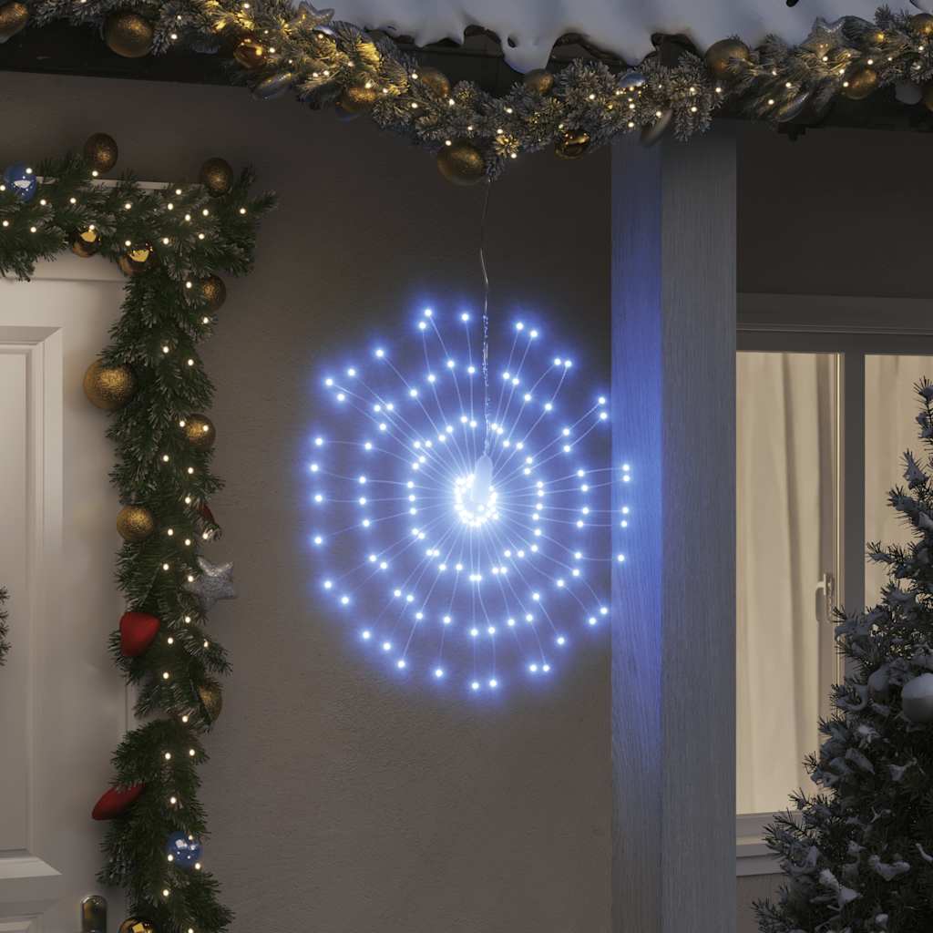 vidaXL Lumini stelare de Crăciun 140 LED-uri, 4 buc., alb rece, 17 cm vidaXL Lumini stelare de Crăciun 140 LED-uri, 4 buc., alb rece, 17 cm