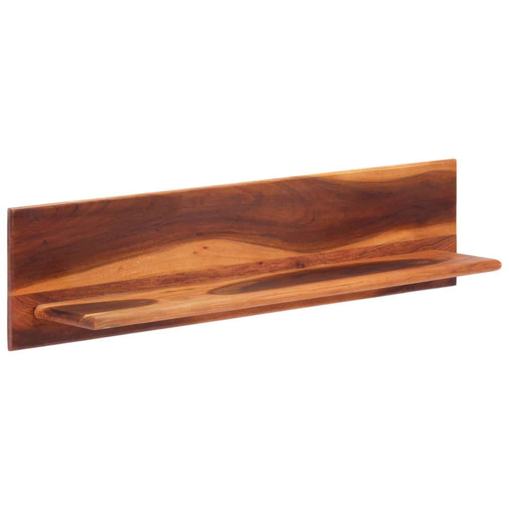 vidaXL Rafturi de perete, 2 buc., 112x20x26 cm, lemn masiv de acacia
