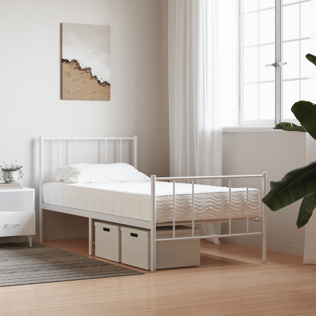 vidaXL Saltea din spumă, alb, 80x200 cm, duritate H2 H3 vidaXL Saltea din spumă, alb, 80x200 cm, duritate H2 H3