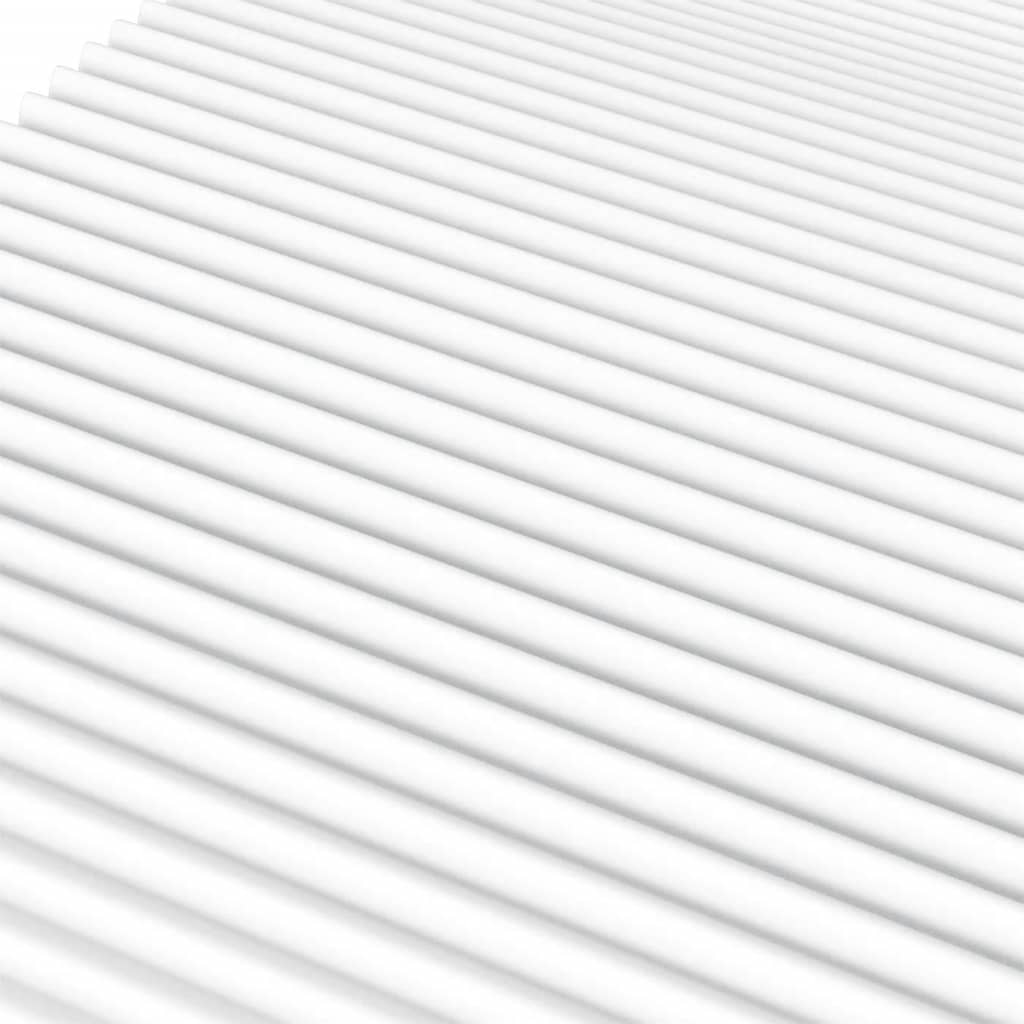 vidaXL Saltea din spumă, alb, 200x200 cm, duritate H2 H3