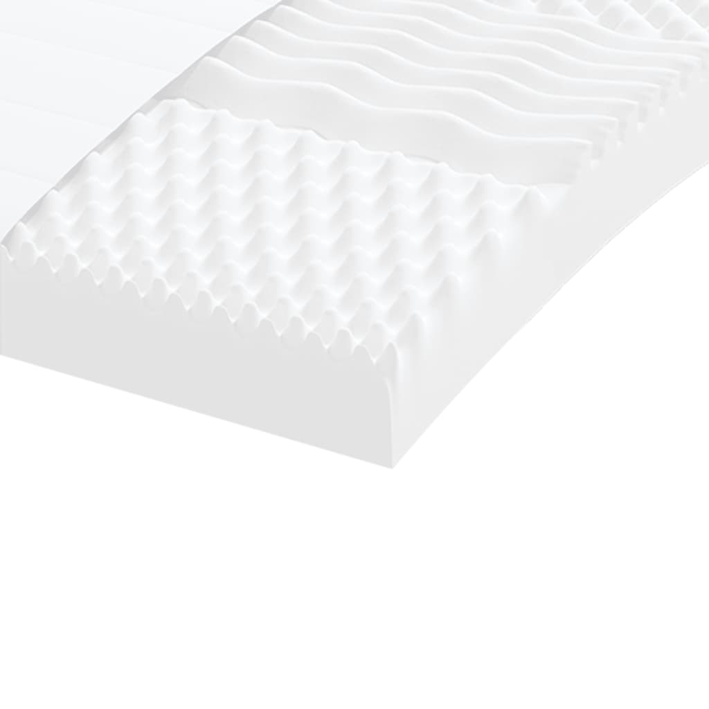 vidaXL Saltea din spumă, alb, 90x200 cm, duritate 7 zone 20 ILD vidaXL Saltea din spumă, alb, 90x200 cm, duritate 7 zone 20 ILD