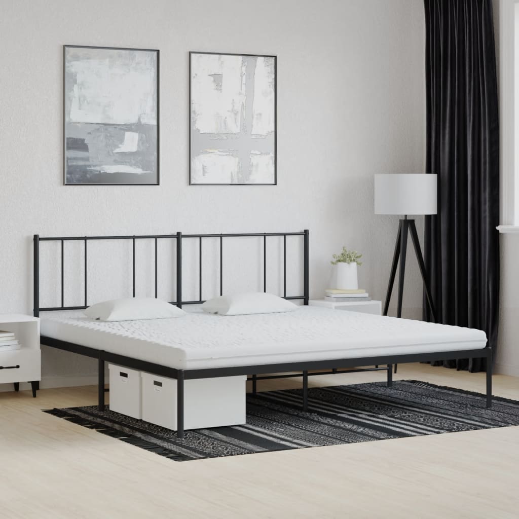 vidaXL Saltea din spumă, alb, 200x200 cm, 7 zone, duritate 20 ILD