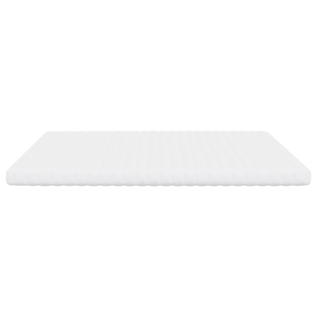 vidaXL Saltea din spumă, alb, 200x200 cm, 7 zone, duritate 20 ILD
