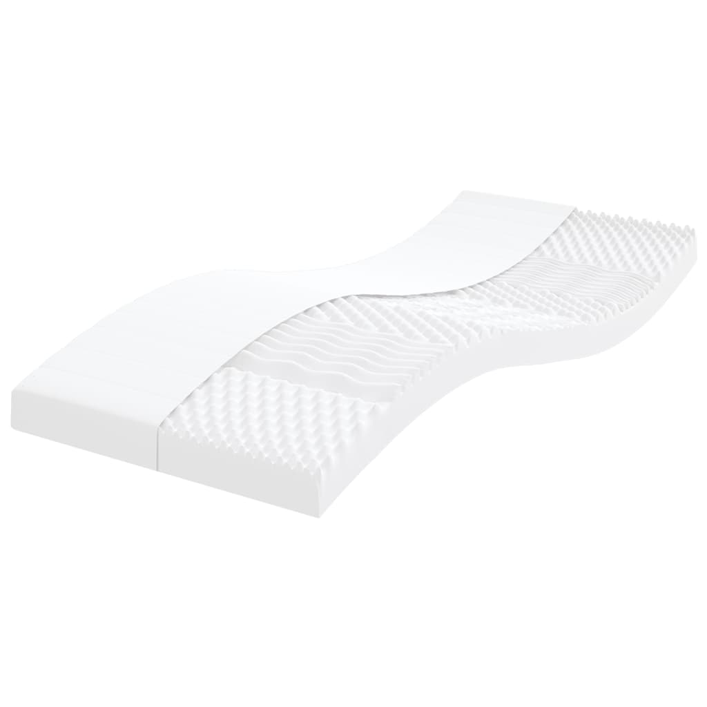 vidaXL Saltele din spumă, 2 buc. alb 80x200 cm, 7 zone duritate 20 ILD vidaXL Saltele din spumă, 2 buc. alb 80x200 cm, 7 zone duritate 20 ILD