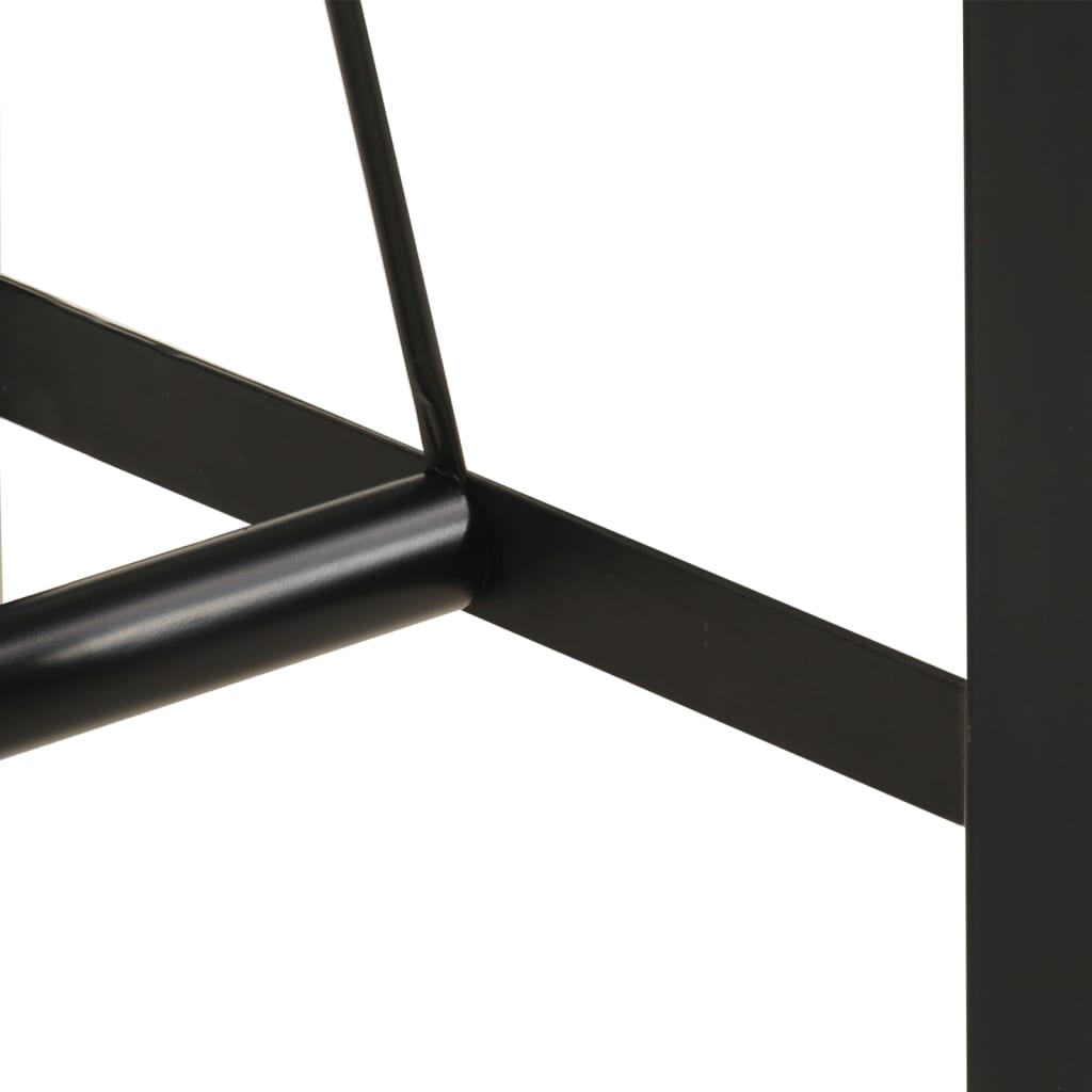 vidaXL Masă de bar, 55x55x107 cm, lemn masiv reciclat și fier vidaXL Masă de bar, 55x55x107 cm, lemn masiv reciclat și fier