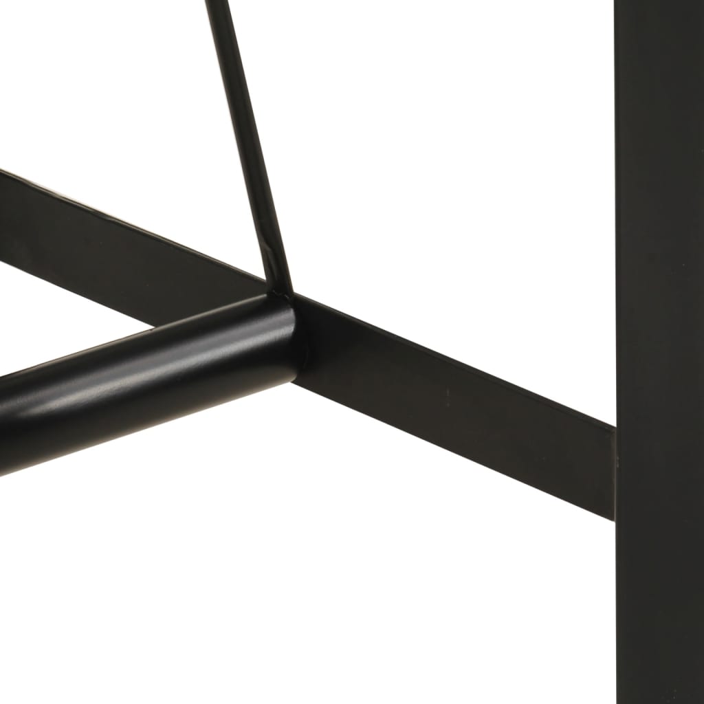 vidaXL Masă de bar, 150x70x107 cm, lemn masiv reciclat și fier vidaXL Masă de bar, 150x70x107 cm, lemn masiv reciclat și fier