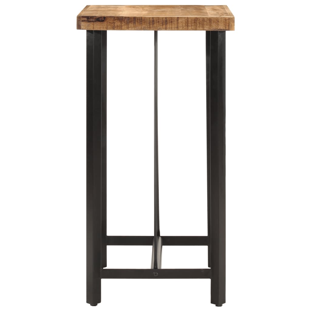 vidaXL Masă de bar, 55x55x107 cm, lemn masiv de mango și fier vidaXL Masă de bar, 55x55x107 cm, lemn masiv de mango și fier