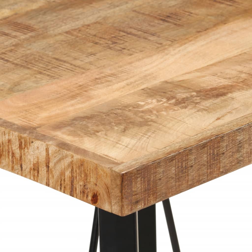 vidaXL Masă de bar, 55x55x107 cm, lemn masiv de mango și fier vidaXL Masă de bar, 55x55x107 cm, lemn masiv de mango și fier