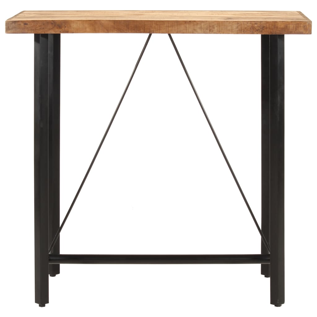 vidaXL Masă de bar, 110x55x107 cm, lemn masiv de mango și fier vidaXL Masă de bar, 110x55x107 cm, lemn masiv de mango și fier