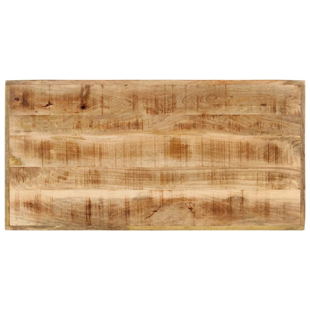 vidaXL Masă de bar, 110x55x107 cm, lemn masiv de mango și fier vidaXL Masă de bar, 110x55x107 cm, lemn masiv de mango și fier