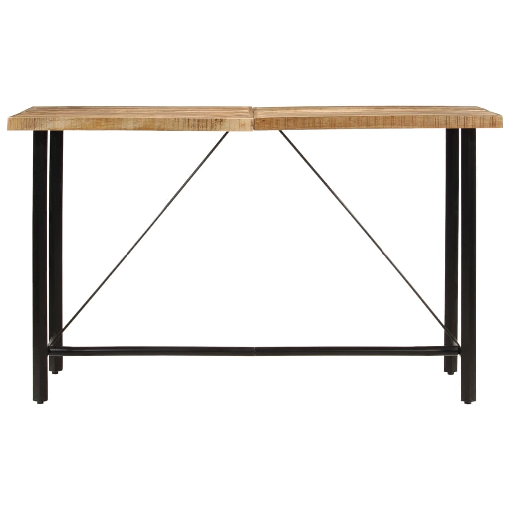 vidaXL Masa de bar, 180x70x107 cm, lemn masiv de mango și fier vidaXL Masa de bar, 180x70x107 cm, lemn masiv de mango și fier