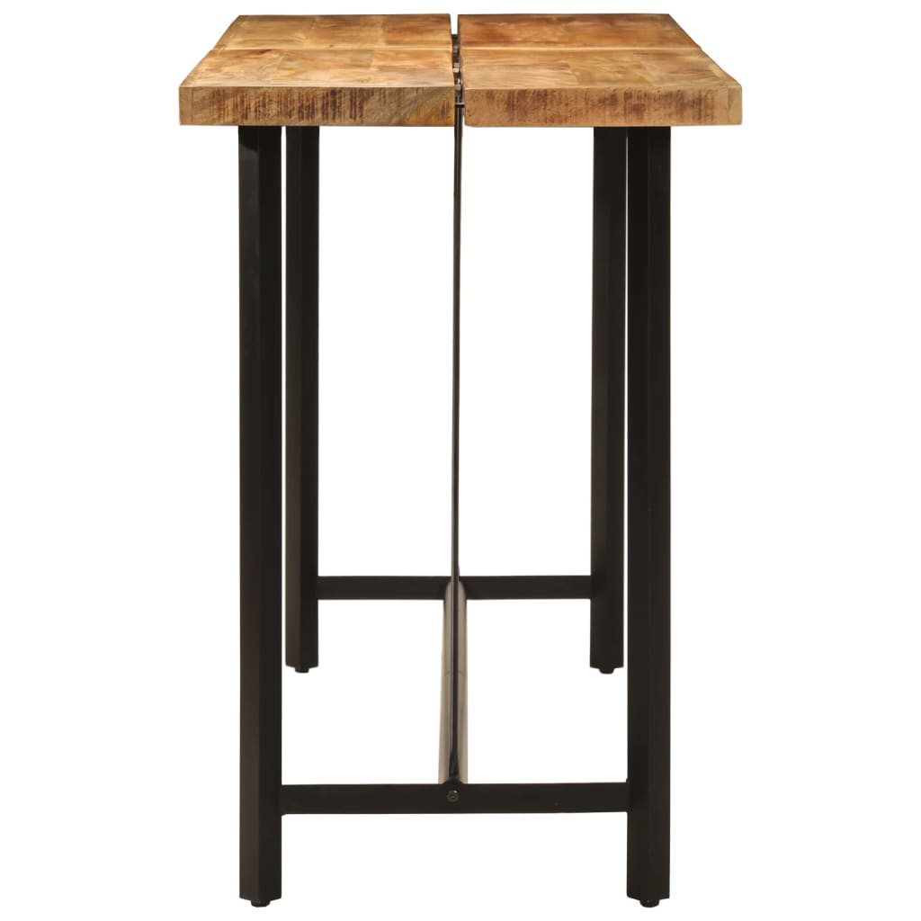 vidaXL Masa de bar, 180x70x107 cm, lemn masiv de mango și fier vidaXL Masa de bar, 180x70x107 cm, lemn masiv de mango și fier
