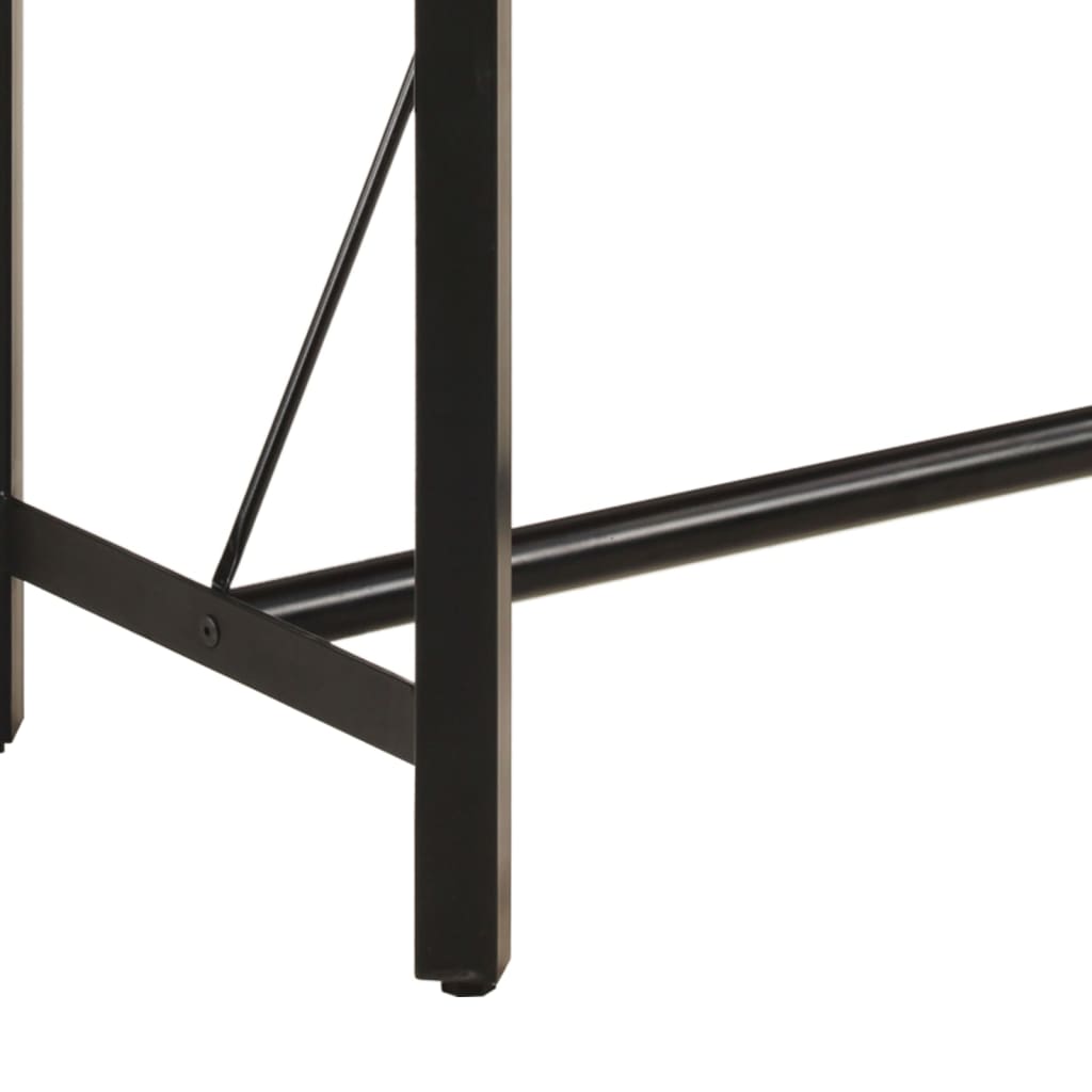 vidaXL Masa de bar, 180x70x107 cm, lemn masiv de mango și fier vidaXL Masa de bar, 180x70x107 cm, lemn masiv de mango și fier