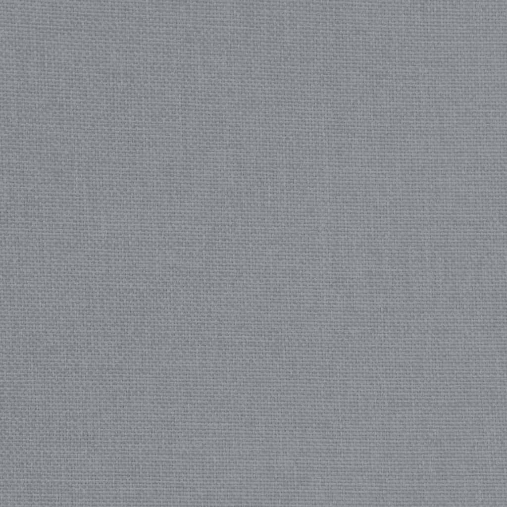 vidaXL Fotoliu tip cuvă, gri deschis, material textil