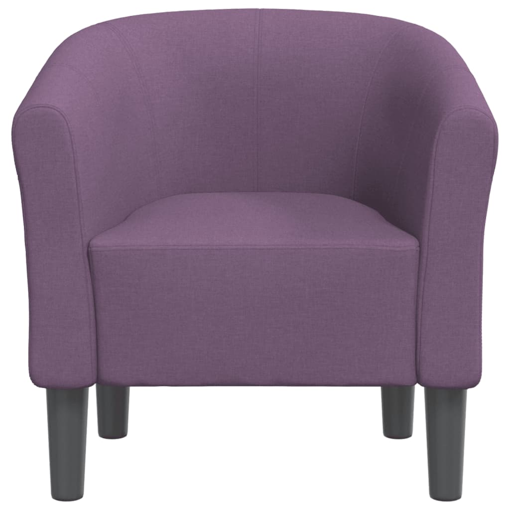 vidaXL Fotoliu tip cuvă, violet, material textil