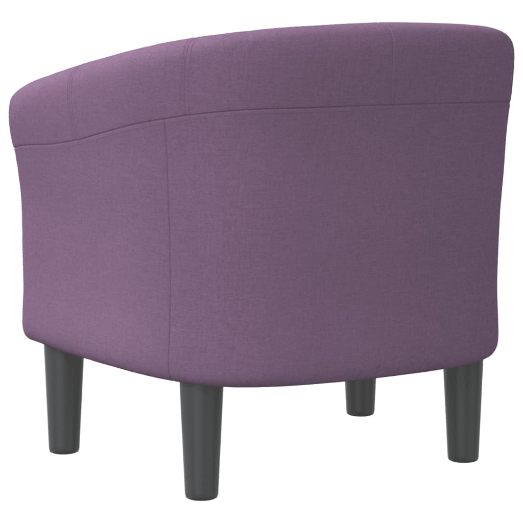 vidaXL Fotoliu tip cuvă, violet, material textil