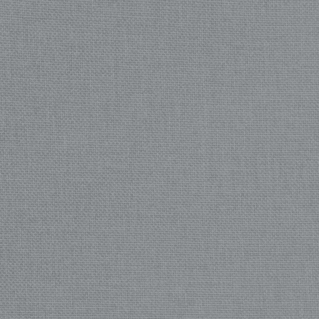 vidaXL Fotoliu tip cuvă cu taburet, gri deschis, material textil vidaXL Fotoliu tip cuvă cu taburet, gri deschis, material textil