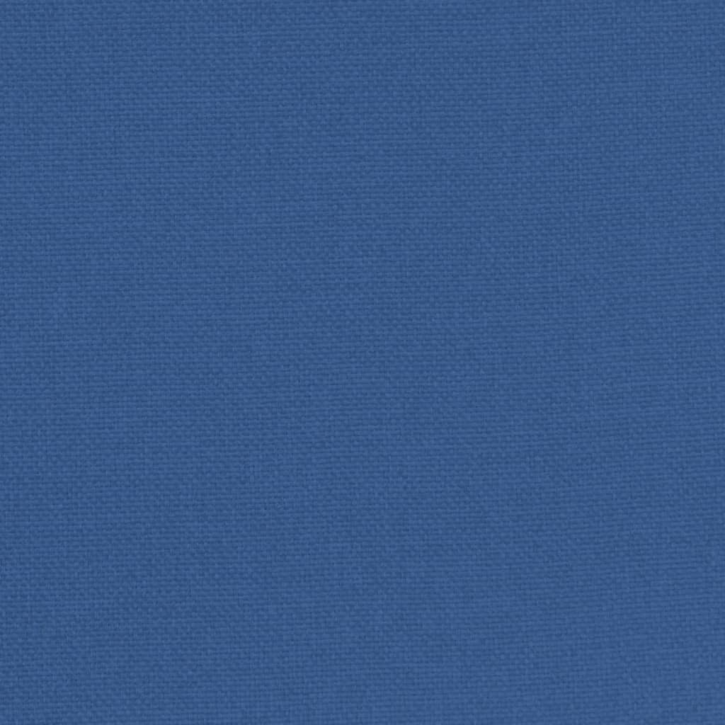 vidaXL Fotoliu tip cuvă cu taburet, albastru, material textil vidaXL Fotoliu tip cuvă cu taburet, albastru, material textil