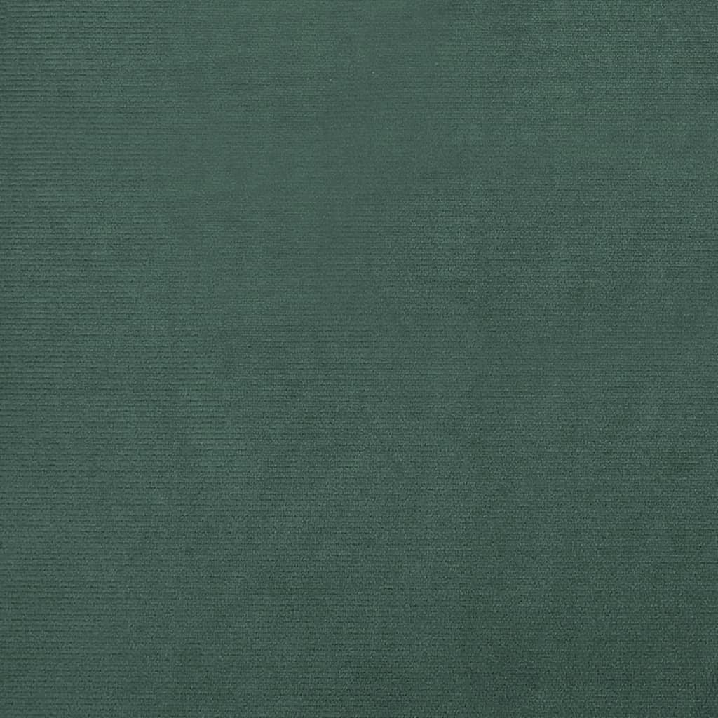 vidaXL Fotoliu tip cuvă, verde închis, catifea