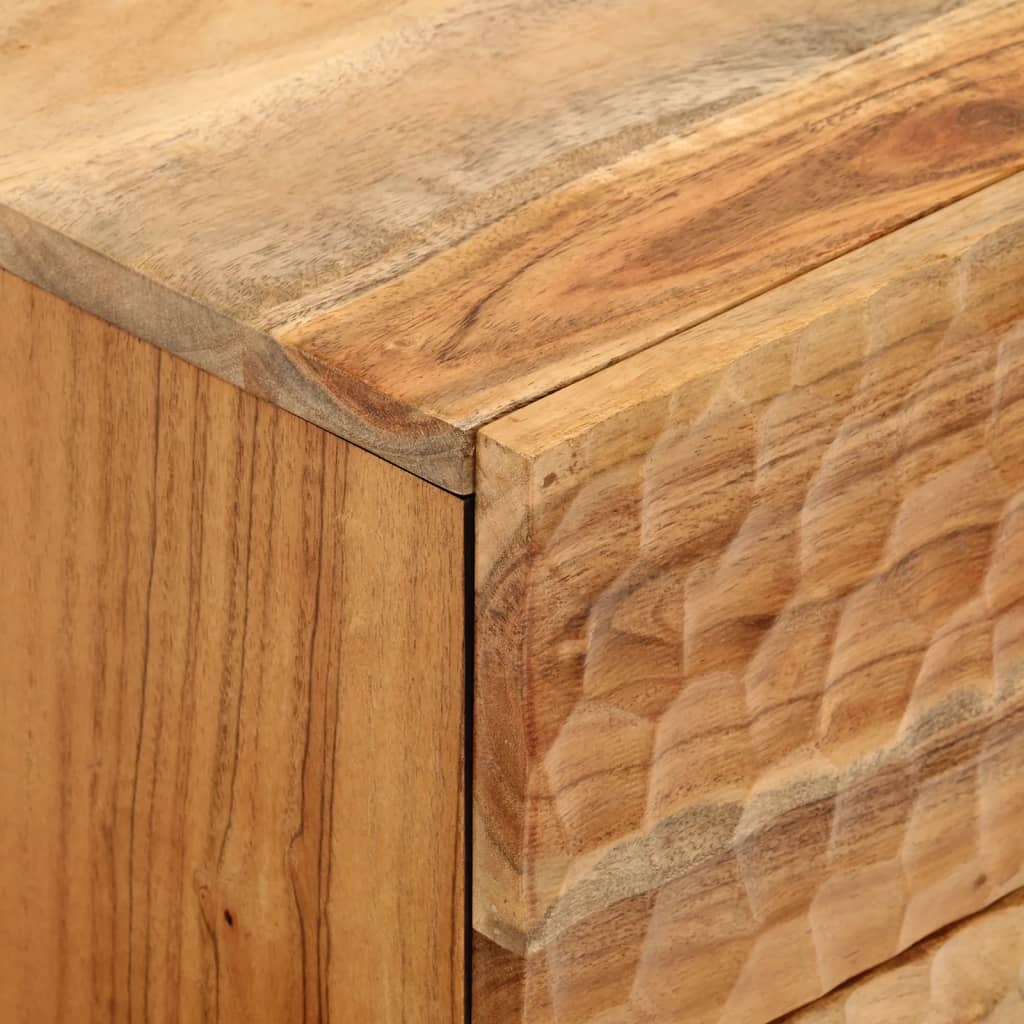 vidaXL Noptieră, 40x33x46 cm, lemn masiv de acacia vidaXL Noptieră, 40x33x46 cm, lemn masiv de acacia