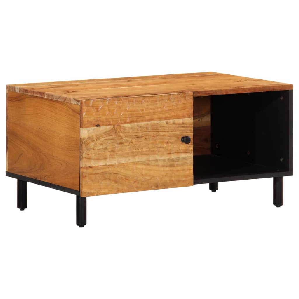 vidaXL Măsuță de cafea, 80x50x40 cm, lemn masiv de acacia vidaXL Măsuță de cafea, 80x50x40 cm, lemn masiv de acacia