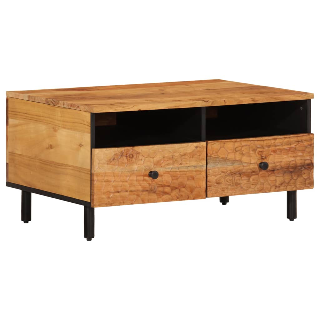 vidaXL Măsuță de cafea, 80x54x40 cm, lemn masiv de acacia vidaXL Măsuță de cafea, 80x54x40 cm, lemn masiv de acacia