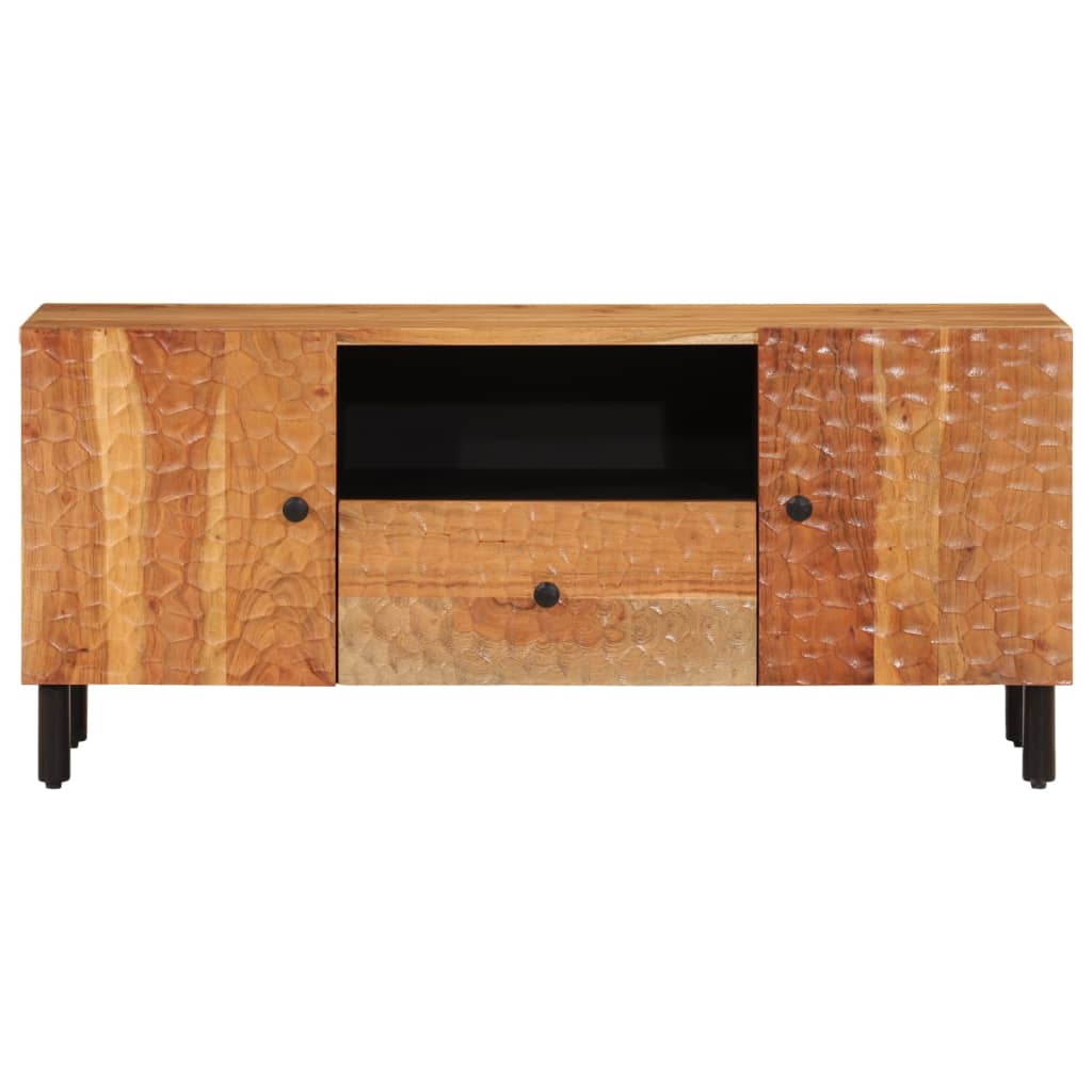 vidaXL Comodă TV, 105x33x46 cm, lemn masiv de acacia vidaXL Comodă TV, 105x33x46 cm, lemn masiv de acacia