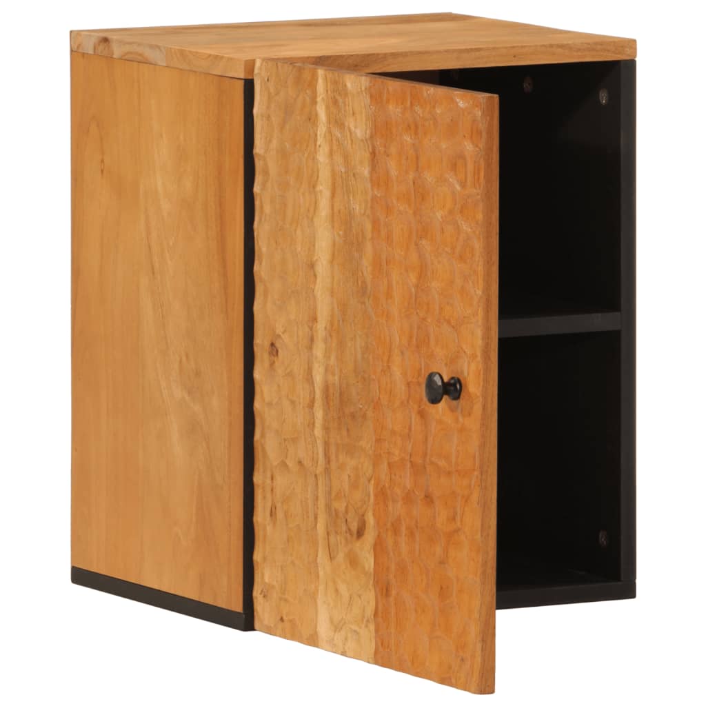 vidaXL Dulap de perete de baie, 38x33x48 cm, lemn masiv de acacia vidaXL Dulap de perete de baie, 38x33x48 cm, lemn masiv de acacia