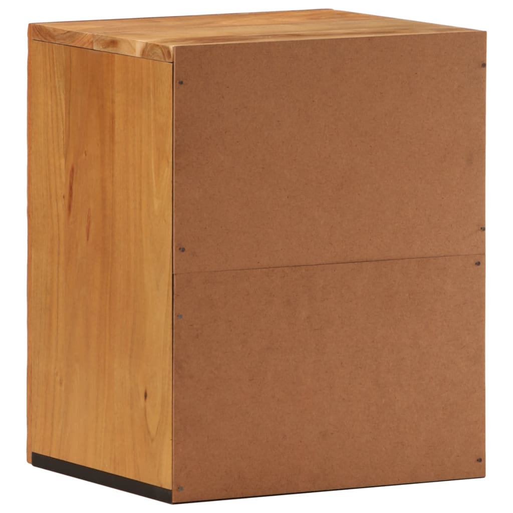 vidaXL Dulap de perete de baie, 38x33x48 cm, lemn masiv de acacia vidaXL Dulap de perete de baie, 38x33x48 cm, lemn masiv de acacia