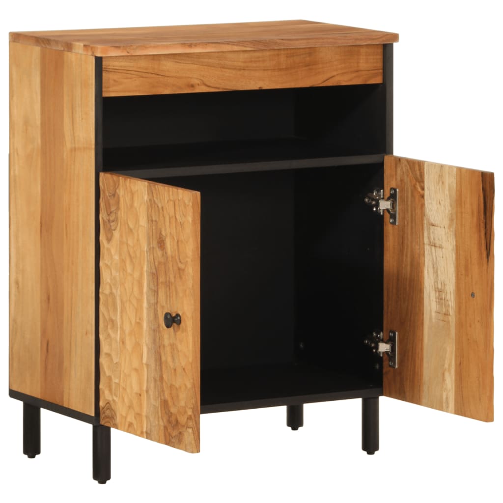 vidaXL Dulap lateral, 60x33x75 cm, lemn masiv de acacia vidaXL Dulap lateral, 60x33x75 cm, lemn masiv de acacia