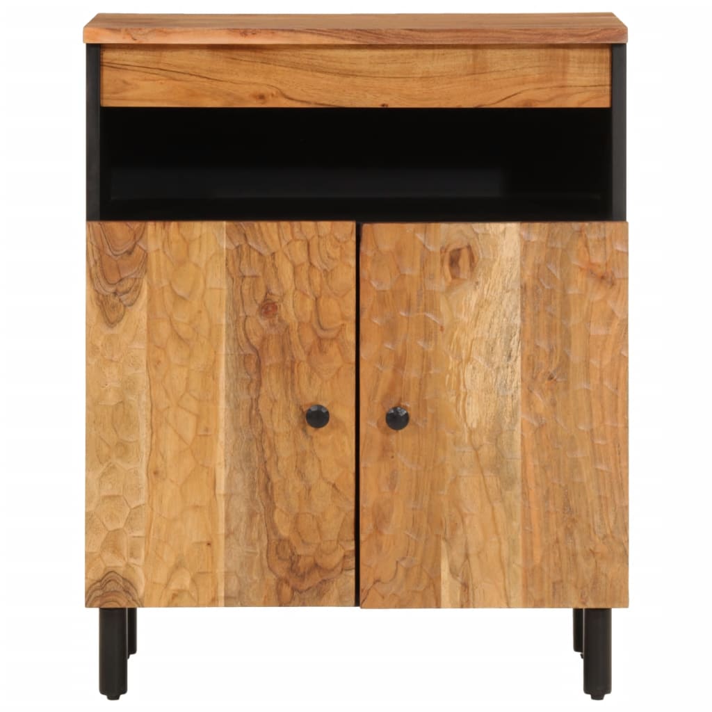 vidaXL Dulap lateral, 60x33x75 cm, lemn masiv de acacia vidaXL Dulap lateral, 60x33x75 cm, lemn masiv de acacia
