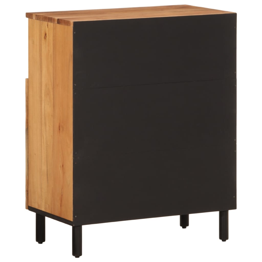vidaXL Dulap lateral, 60x33x75 cm, lemn masiv de acacia vidaXL Dulap lateral, 60x33x75 cm, lemn masiv de acacia