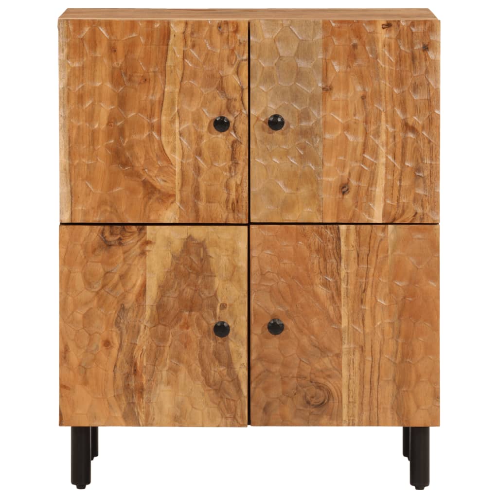 vidaXL Dulap lateral, 60x33x75 cm, lemn masiv de acacia vidaXL Dulap lateral, 60x33x75 cm, lemn masiv de acacia