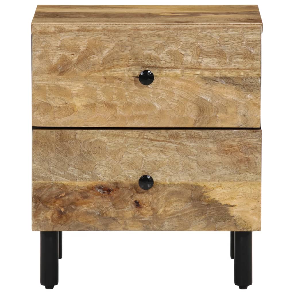vidaXL Noptiere, 2 buc., 40x33x46 cm, lemn masiv de acacia vidaXL Noptiere, 2 buc., 40x33x46 cm, lemn masiv de acacia