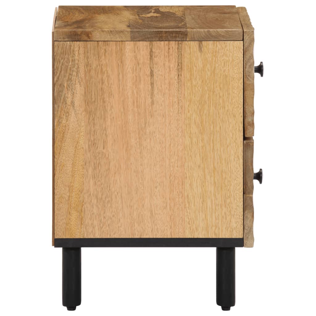 vidaXL Noptiere, 2 buc., 40x33x46 cm, lemn masiv de acacia vidaXL Noptiere, 2 buc., 40x33x46 cm, lemn masiv de acacia