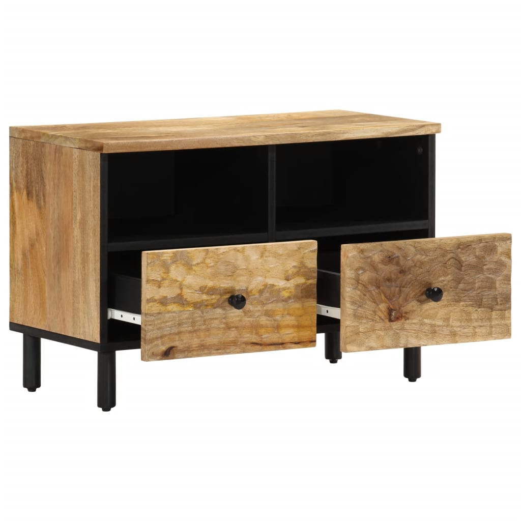 vidaXL Comodă TV, 70x33x46 cm, lemn masiv de mango