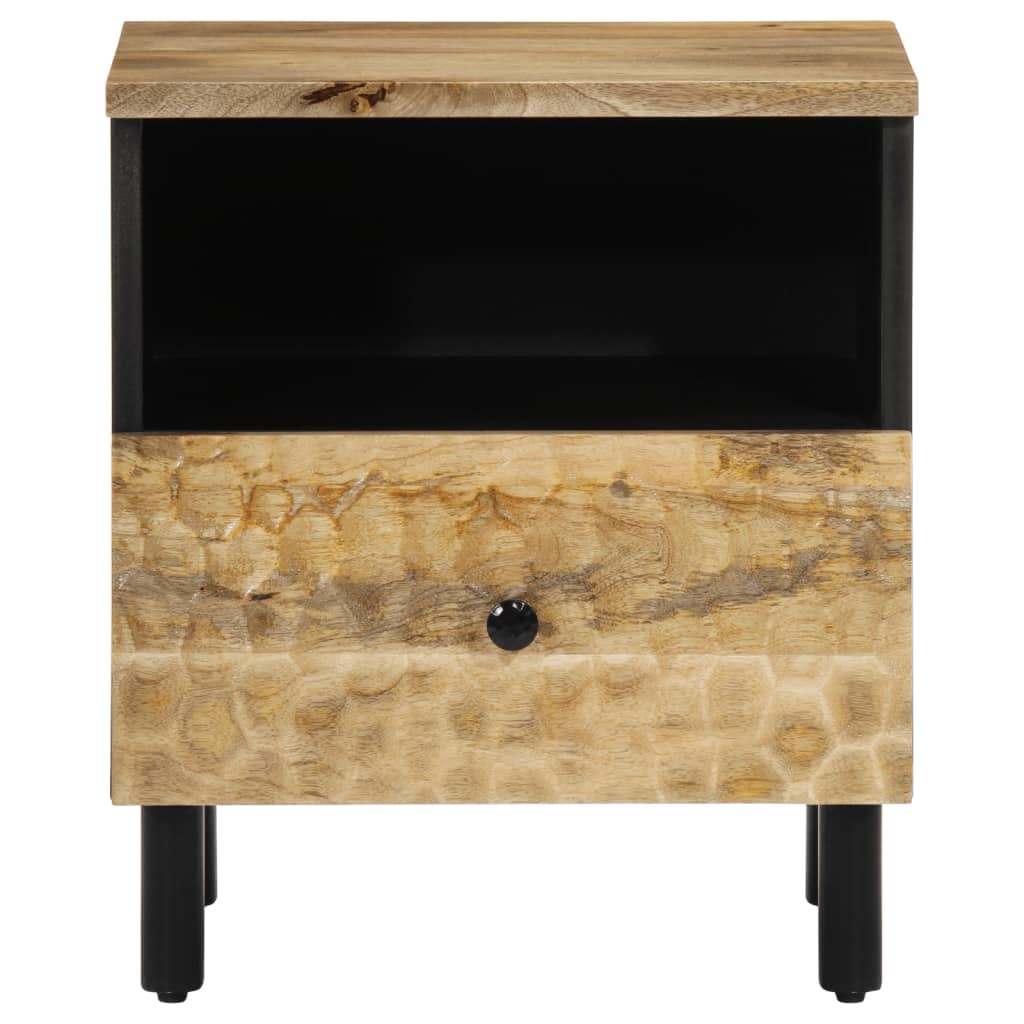 vidaXL Noptiere, 2 buc., 40x33x46 cm, lemn masiv de acacia vidaXL Noptiere, 2 buc., 40x33x46 cm, lemn masiv de acacia