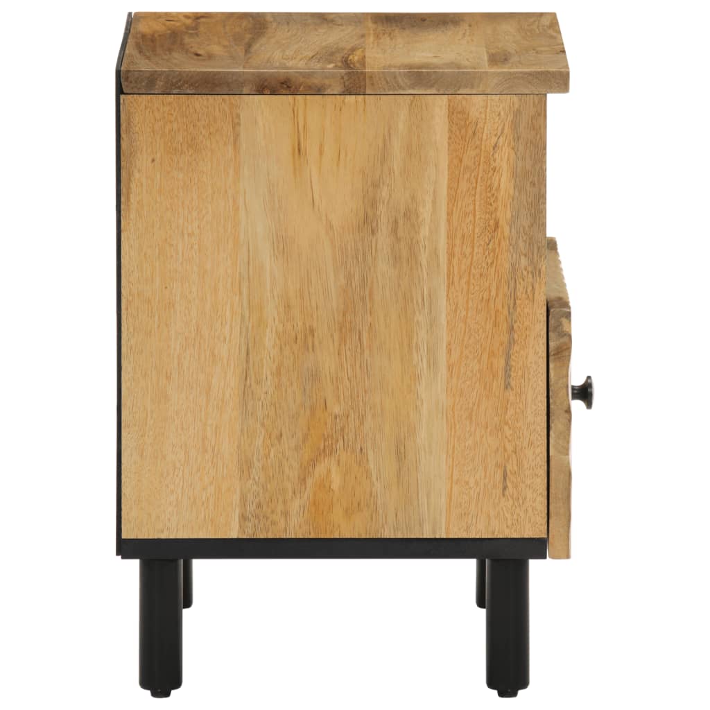 vidaXL Noptiere, 2 buc., 40x33x46 cm, lemn masiv de acacia vidaXL Noptiere, 2 buc., 40x33x46 cm, lemn masiv de acacia
