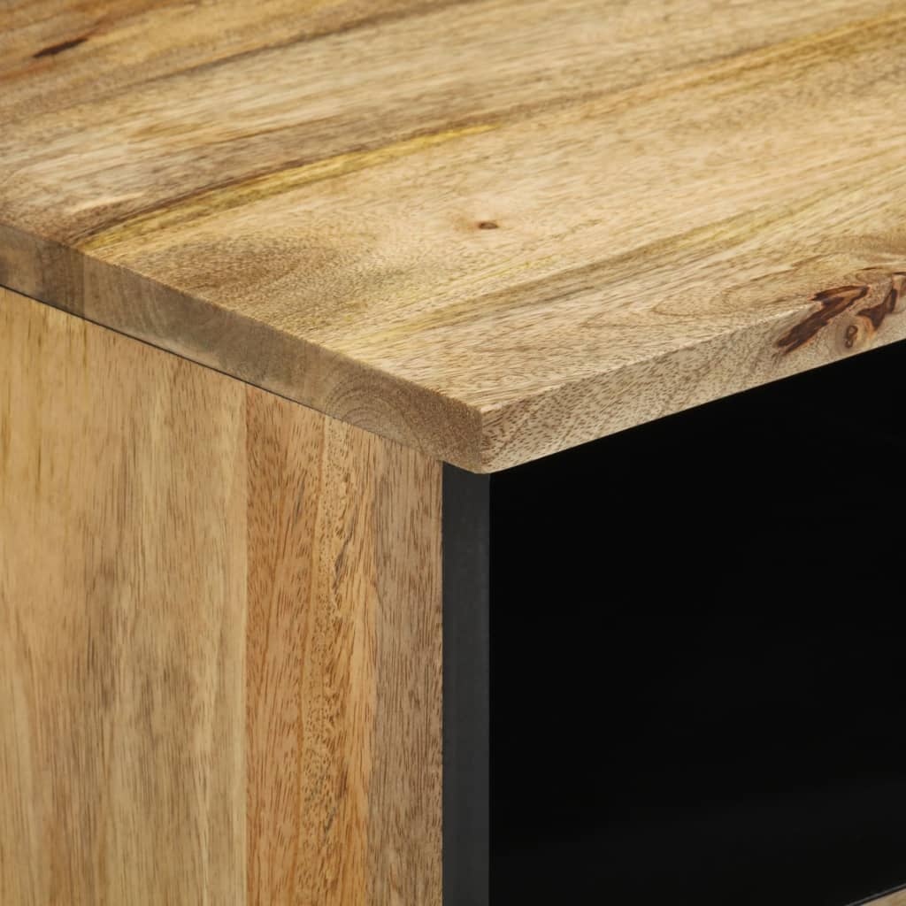 vidaXL Noptiere, 2 buc., 40x33x46 cm, lemn masiv de acacia vidaXL Noptiere, 2 buc., 40x33x46 cm, lemn masiv de acacia