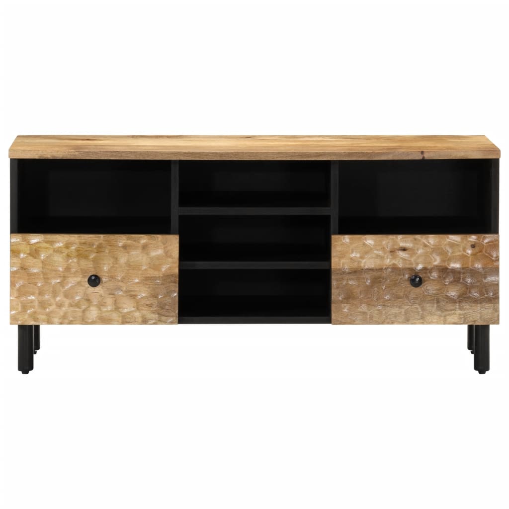 vidaXL Comodă TV, 100x33x46 cm, lemn masiv de mango