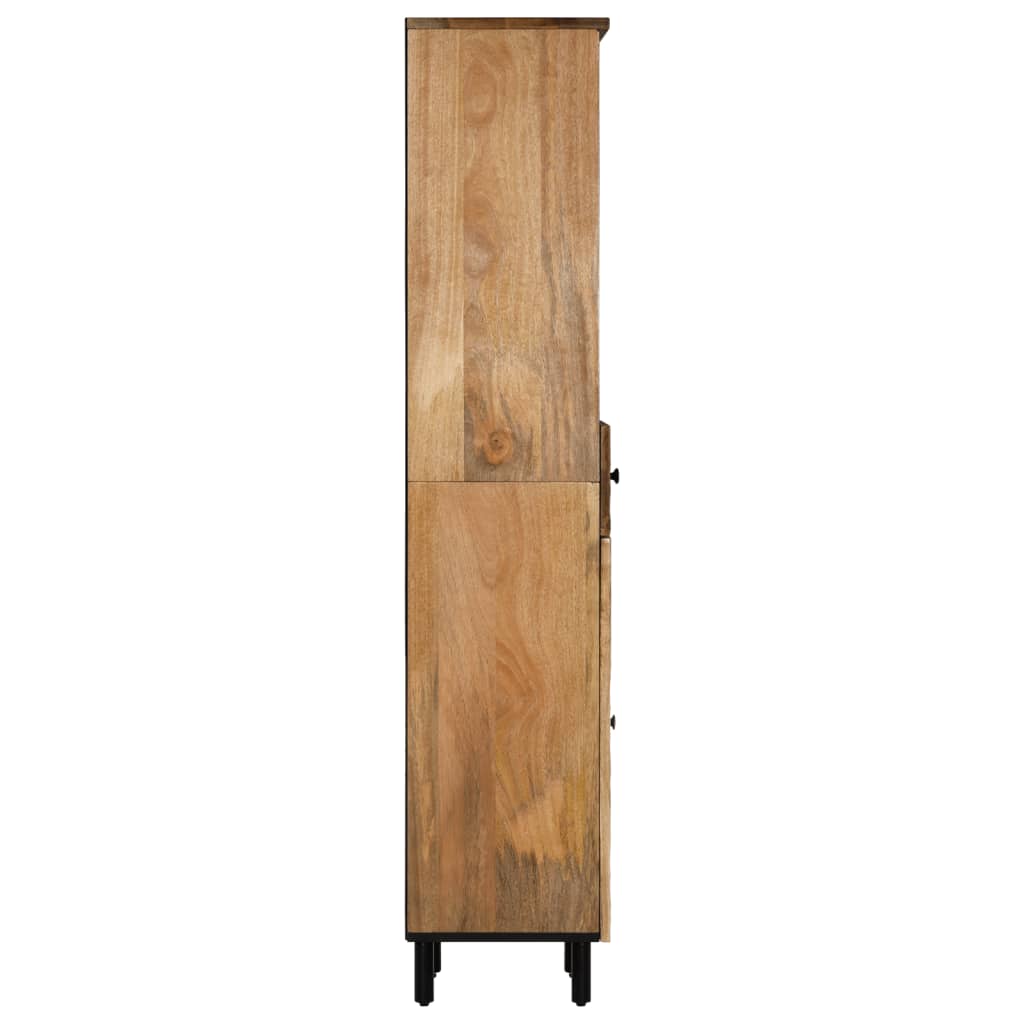 vidaXL Dulap de baie, 38x33x160 cm, lemn masiv de mango