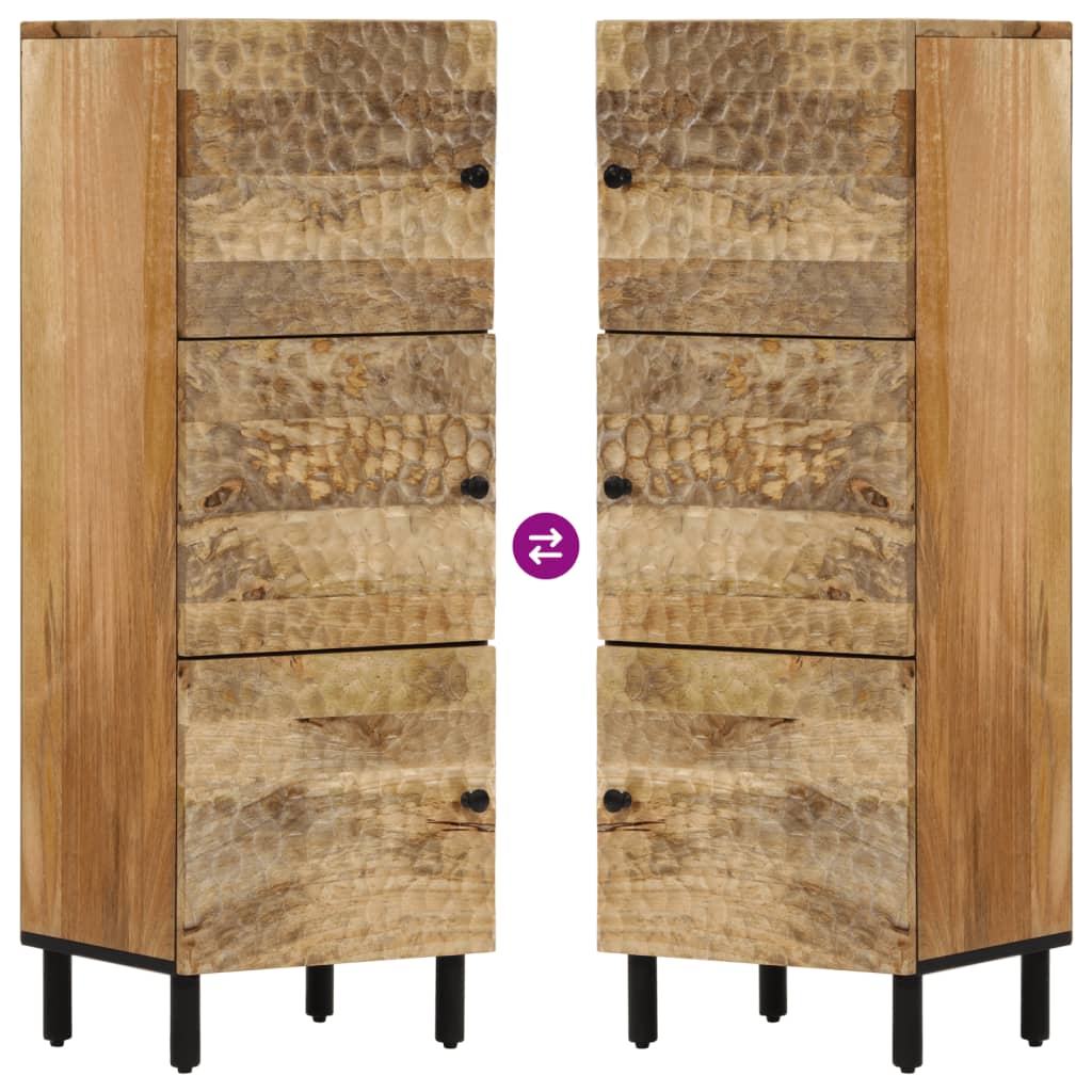 vidaXL Dulap înalt, 40x33x110 cm, lemn masiv de mango