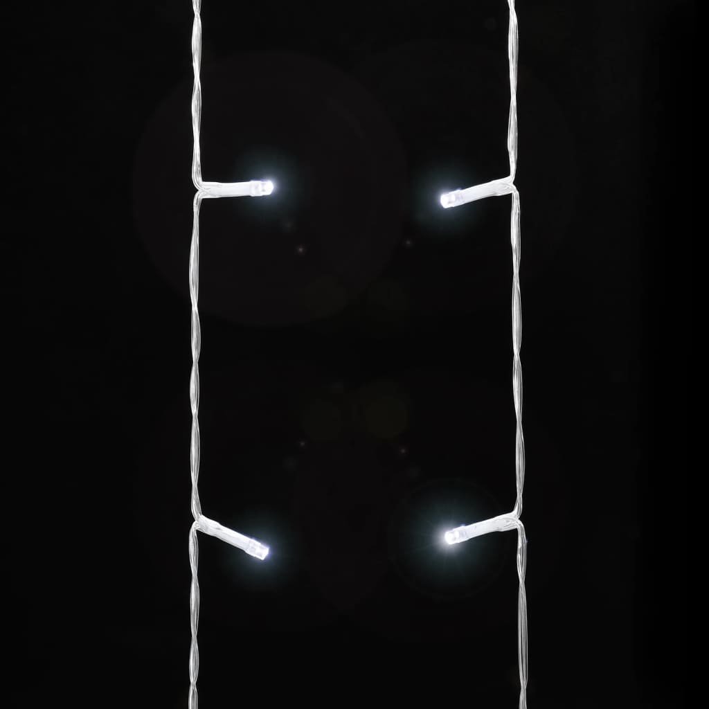 vidaXL Instalație brad de Crăciun 320 LED-uri, alb rece, 375 cm vidaXL Instalație brad de Crăciun 320 LED-uri, alb rece, 375 cm