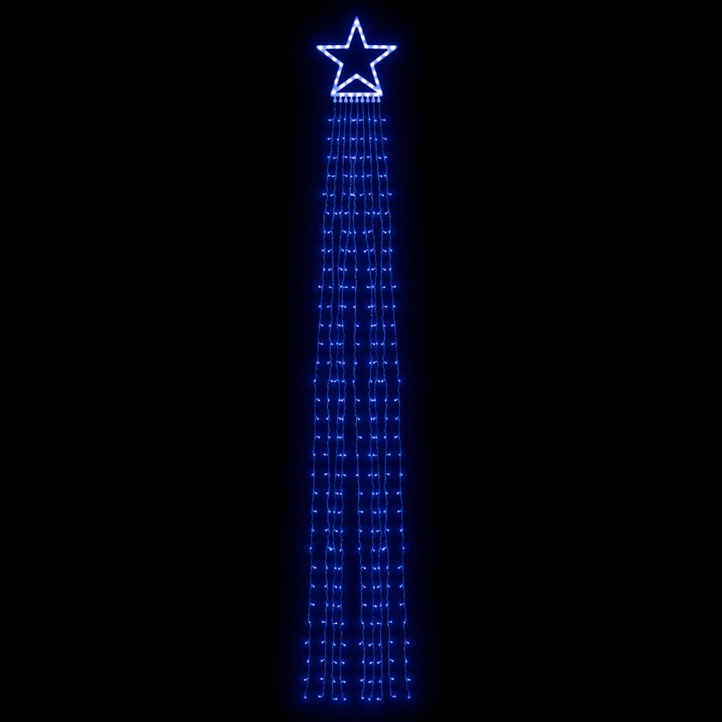 vidaXL Lumină pentru brad de Crăciun 320 LED-uri albastru 375 cm vidaXL Lumină pentru brad de Crăciun 320 LED-uri albastru 375 cm